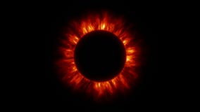 Corona Sun, solar eclipse