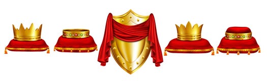 Coronation μοναρχών η τελετή αποδίδει το διανυσματικό σύνολο απεικόνιση αποθεμάτων Coronation μοναρχών η τελετή αποδίδει το διανυσματικό σύνολο απεικόνιση αποθεμάτων