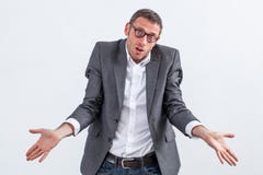 Businessman Apologize To Boss For Made Some Mistakes Stock Image ...