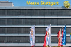 Corridoio del mercato internazionale a Stuttgart, Germania immagine stock libera da diritti Corridoio del mercato internazionale a Stuttgart, Germania immagine stock libera da diritti