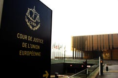 Corte di giustizia delle Comunità europee a Lussemburgo fotografia stock libera da diritti Corte di giustizia delle Comunità europee a Lussemburgo fotografia stock libera da diritti