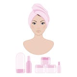 Cosmétiques illustration de vecteur Cosmétiques illustration de vecteur