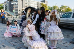 cosplay девушки стоковое изображение cosplay девушки стоковое изображение