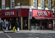 Costa Coffee-Front stockfoto Costa Coffee-Front stockfoto