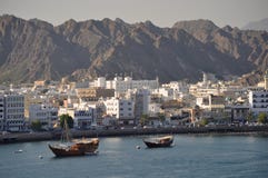 Costa de Muscat Omã imagens de stock royalty free Costa de Muscat Omã imagens de stock royalty free