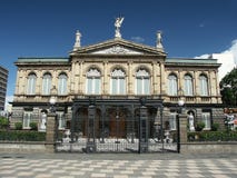 Costa Rican National Theatre stock image Costa Rican National Theatre stock image