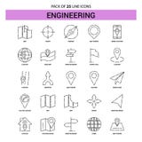 Costruendo linea insieme dell'icona - stile tratteggiato del profilo 25 illustrazione vettoriale Costruendo linea insieme dell'icona - stile tratteggiato del profilo 25 illustrazione vettoriale