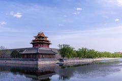 Costruzione d'angolo di Pechino la Città proibita fotografia stock libera da diritti Costruzione d'angolo di Pechino la Città proibita fotografia stock libera da diritti
