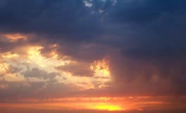 Coucher du soleil images libres de droits Coucher du soleil images libres de droits