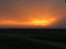 Coucher du soleil dans le côté contry images stock Coucher du soleil dans le côté contry images stock