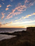 Coucher du soleil de Brighton sur les collines photographie stock libre de droits Coucher du soleil de Brighton sur les collines photographie stock libre de droits