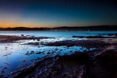 Coucher du soleil de merimbula images stock Coucher du soleil de merimbula images stock