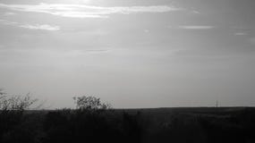 Coucher du soleil noir et blanc photos stock Coucher du soleil noir et blanc photos stock