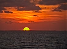 Coucher du soleil sur la baie de chesapeake photo stock Coucher du soleil sur la baie de chesapeake photo stock