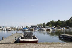 Couchette pour des yachts photo stock Couchette pour des yachts photo stock