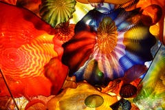 Couleurs abstraites de verre soufflé photos stock Couleurs abstraites de verre soufflé photos stock