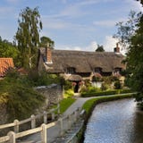 Country Cottage - Yorkshire Village - UK stock image Country Cottage - Yorkshire Village - UK stock image