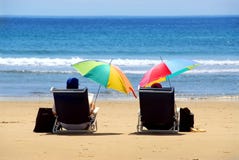 Couple Beach Stock Image Couple Beach Stock Image
