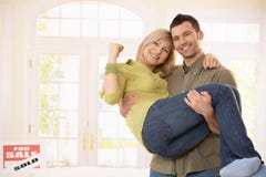 couple happy home new стоковые фото couple happy home new стоковые фото