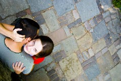Couple Hugging Stock Images