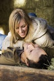 Couple In Hay. Royalty Free Stock Images Couple In Hay. Royalty Free Stock Images