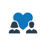 Couple Vector Icon royalty free illustration Couple Vector Icon royalty free illustration