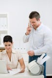Couple working at home office Stock Photos Couple working at home office Stock Photos