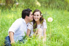 Couples heureux dans l'amour photo libre de droits Couples heureux dans l'amour photo libre de droits