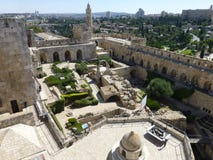 In the courtyard of the Museum of the History of Jerusalem stock photos In the courtyard of the Museum of the History of Jerusalem stock photos