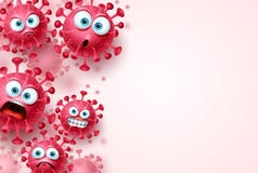 Covid-19 corona virus vector template background. Ncov corona virus background