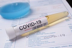 Covid-19 test tube