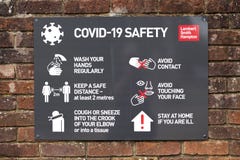 COVID 19 safety sign