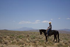 Cowboy in the Desert