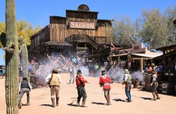Cowboy Gunfighters at Goldfield Ghost Town