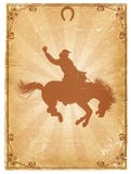 Cowboy old paper background vector illustration Cowboy old paper background vector illustration