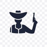Cowboy transparent icon. Cowboy symbol design from Desert collection. vector illustration Cowboy transparent icon. Cowboy symbol design from Desert collection. vector illustration