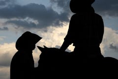 Cowboys In Big Sky Country Stock Photography Cowboys In Big Sky Country Stock Photography