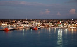 Cozumel, vue de nuit du Mexique Cozumel, vue de nuit du Mexique