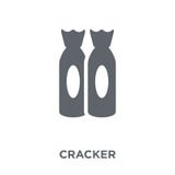 Cracker icon from Christmas collection. stock illustration Cracker icon from Christmas collection. stock illustration