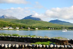 Craighouse island of jura. Principal village on jura inner hebrides scotland stock image Craighouse island of jura. Principal village on jura inner hebrides scotland stock image