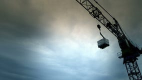 Crane - Construction Site - Stock Video