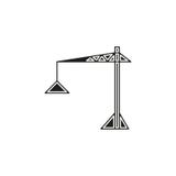 crane icon - vector construction crane, building construction symbol vector illustration crane icon - vector construction crane, building construction symbol vector illustration