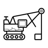 Crane icon vector stock illustration Crane icon vector stock illustration