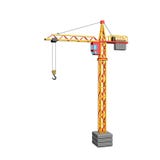 crane red tower bakgrund isolerad white illustra för tolkning 3D stock illustrationer crane red tower bakgrund isolerad white illustra för tolkning 3D stock illustrationer