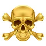Cranio e crossbones Immagine Stock Cranio e crossbones Immagine Stock