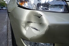 Crash on car royalty free stock photos Crash on car royalty free stock photos