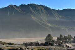 Crater Volcano Bromo Sunrise Time, Indonesia stock photo Crater Volcano Bromo Sunrise Time, Indonesia stock photo