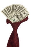 Cravat With Dollars. Royalty Free Stock Photos