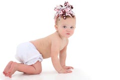 Crawling Baby Stock Images