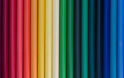 Crayons colorés macro Vue supérieure Photographie stock libre de droits Crayons colorés macro Vue supérieure Photographie stock libre de droits